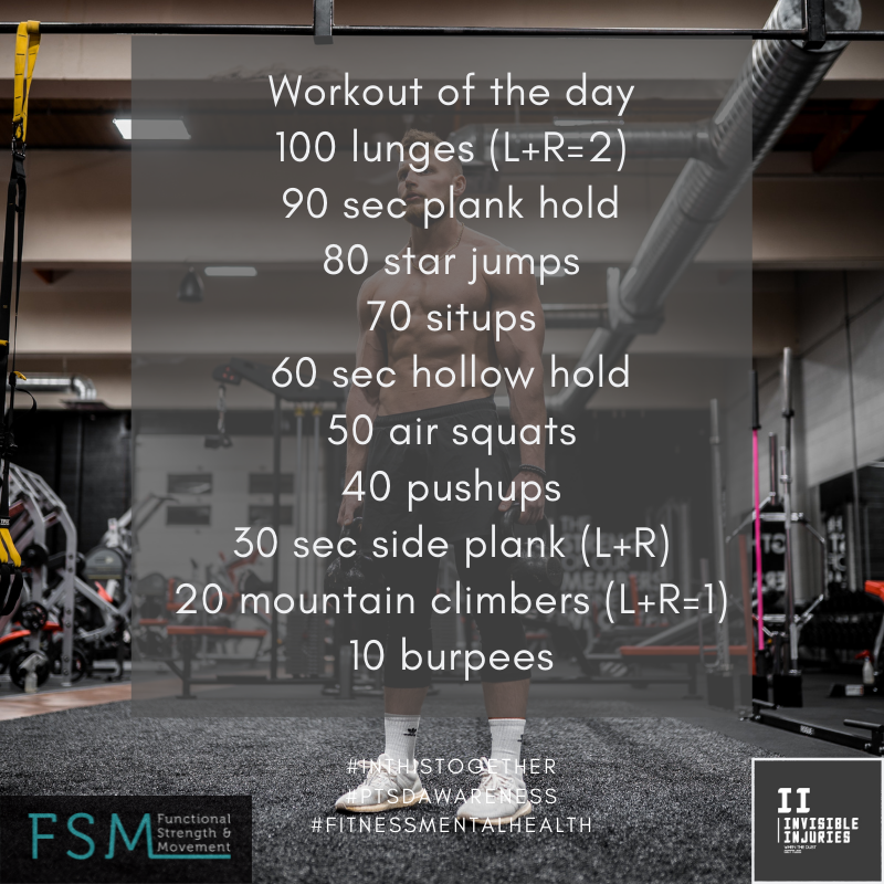 muscly male holding barbel in top position of deadlift with workout in text