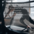 attractive woman on running machine in a sprint position with workout in text