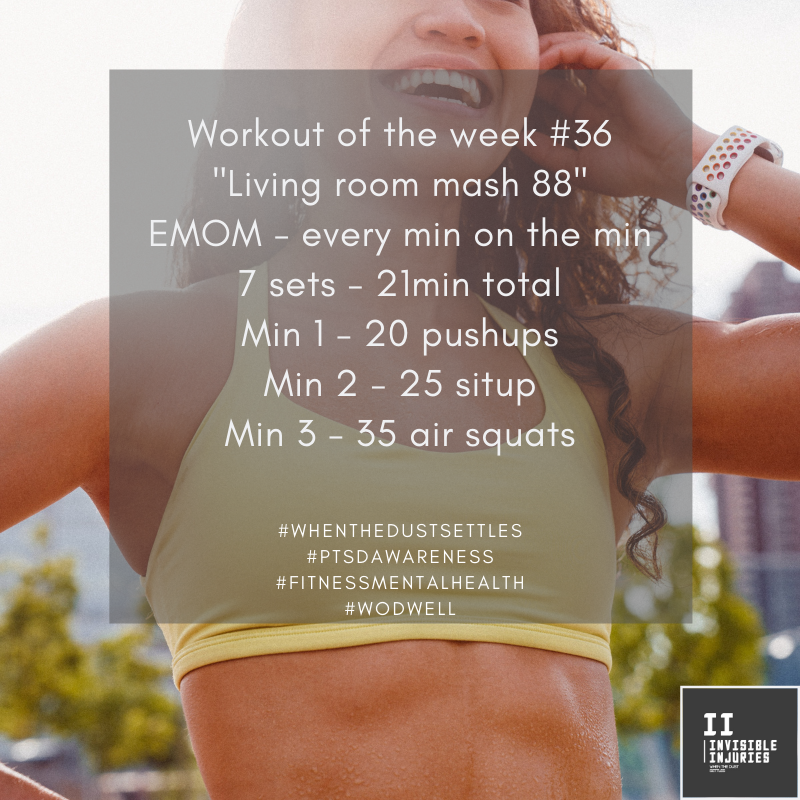 closeup of attractive woman in yellow crop answering phone after workout with workout in text
