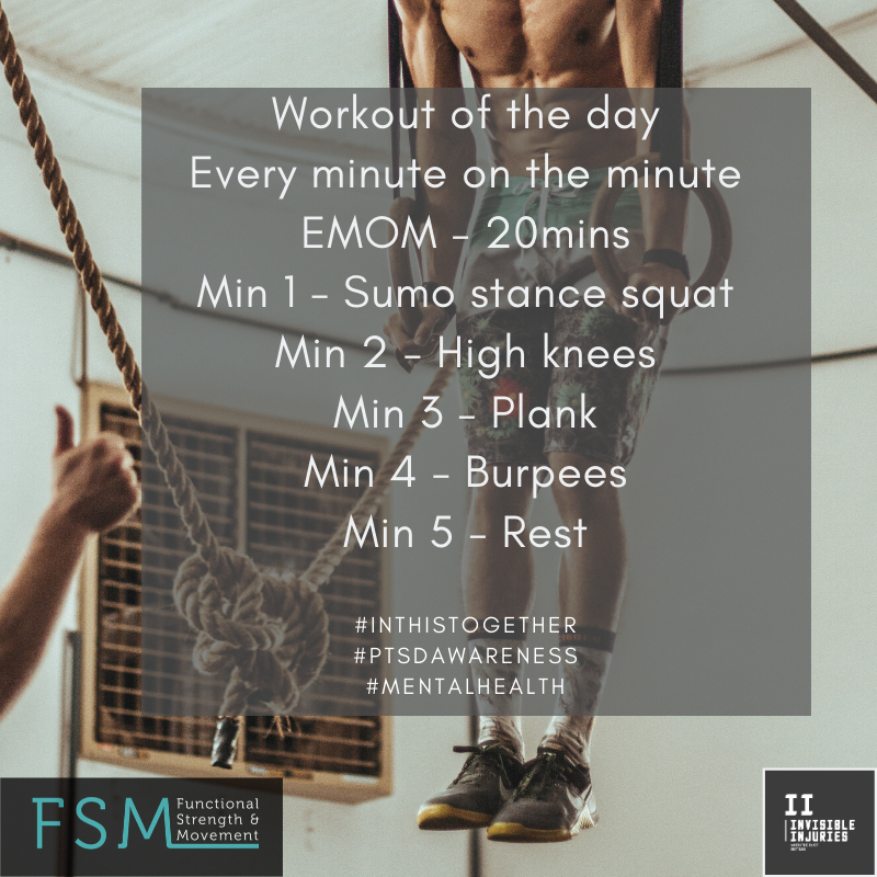 male gymnast in upright position on gymnastic rings with coach giving thumbs up and workout described in text