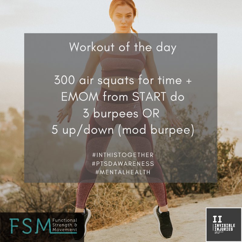 woman in purple activewear doing a star jump on the side of a running track with ocean in the background