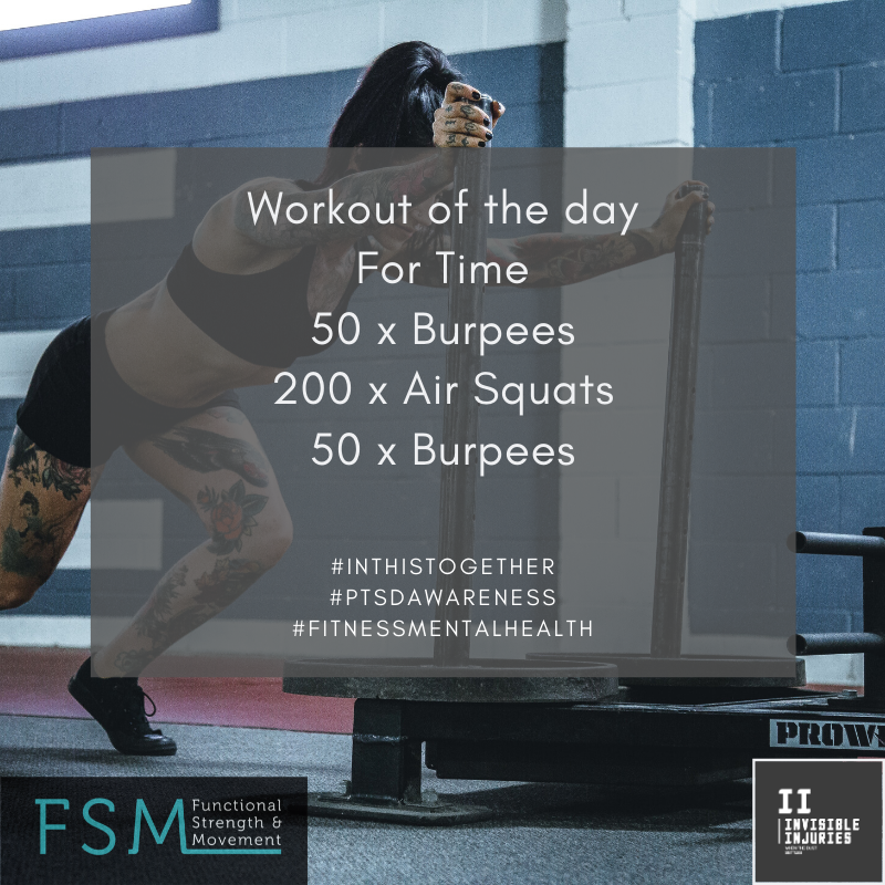 Brunette woman with tatooed legs pushing a weight slider in a gym 