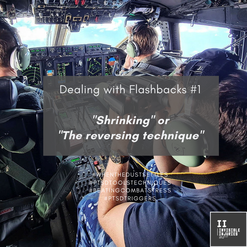 three airforce pilots in cockpit of an aircraft with messaging in text